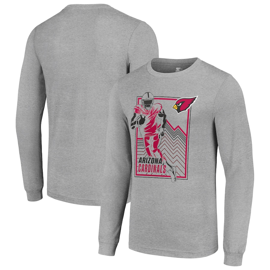 Men Arizona Cardinals grey 2024 NFL Long sleeve T Shirts